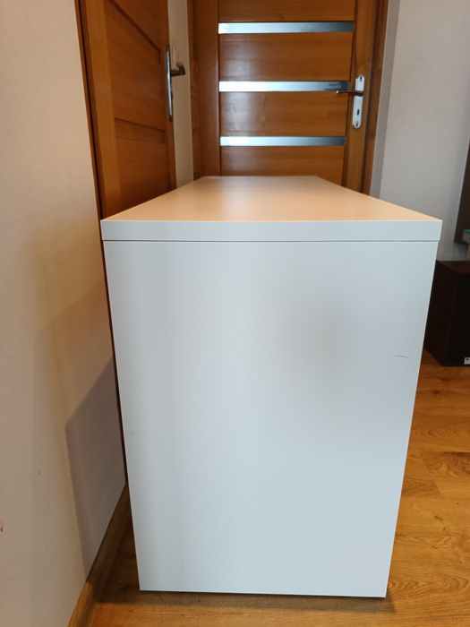 Biurko MICKE Ikea 142x50 białe