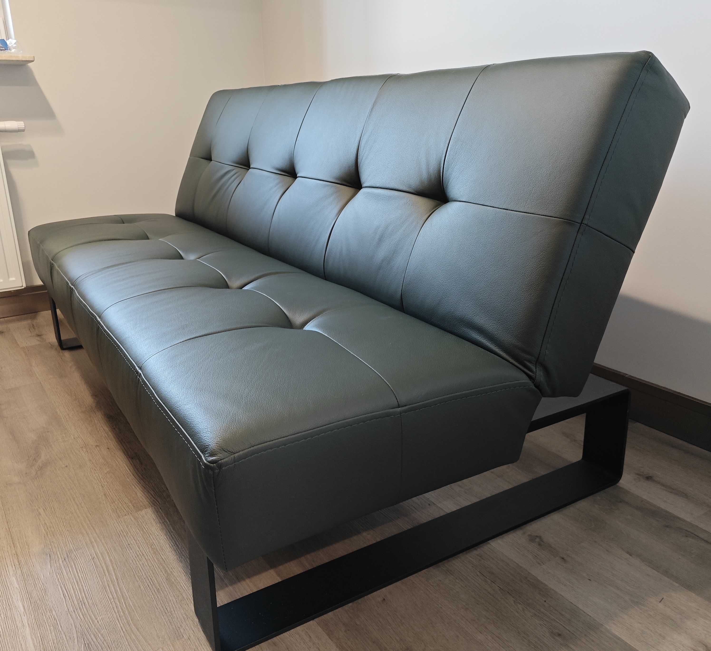 Sofa rozkładana(4 pozycje). 188x108 ekoskóra | Stan jak nowy