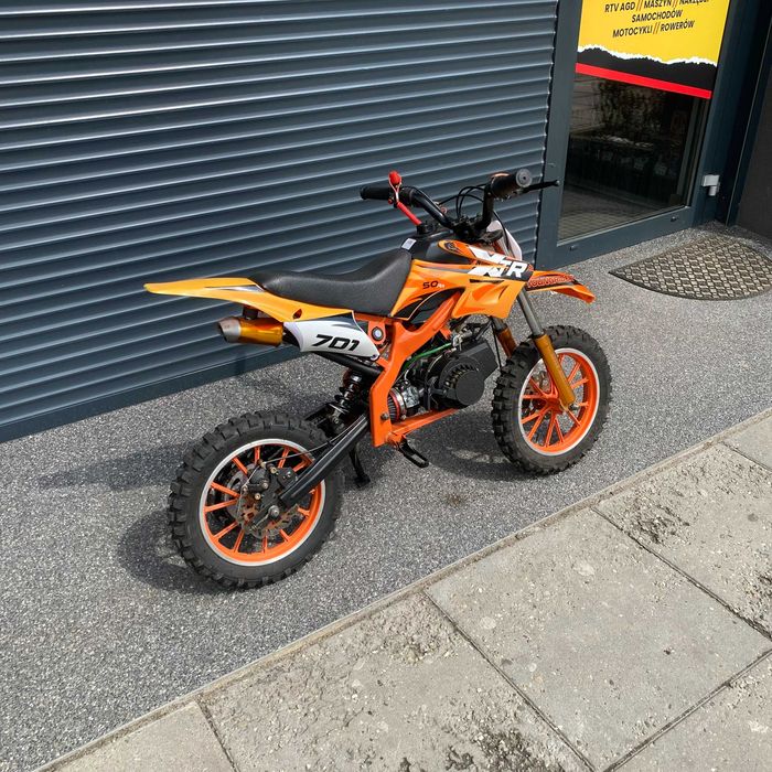 Mini cross 50cc | Spalinowy | Dla dzieci i młodzieży | Pomarańczowy