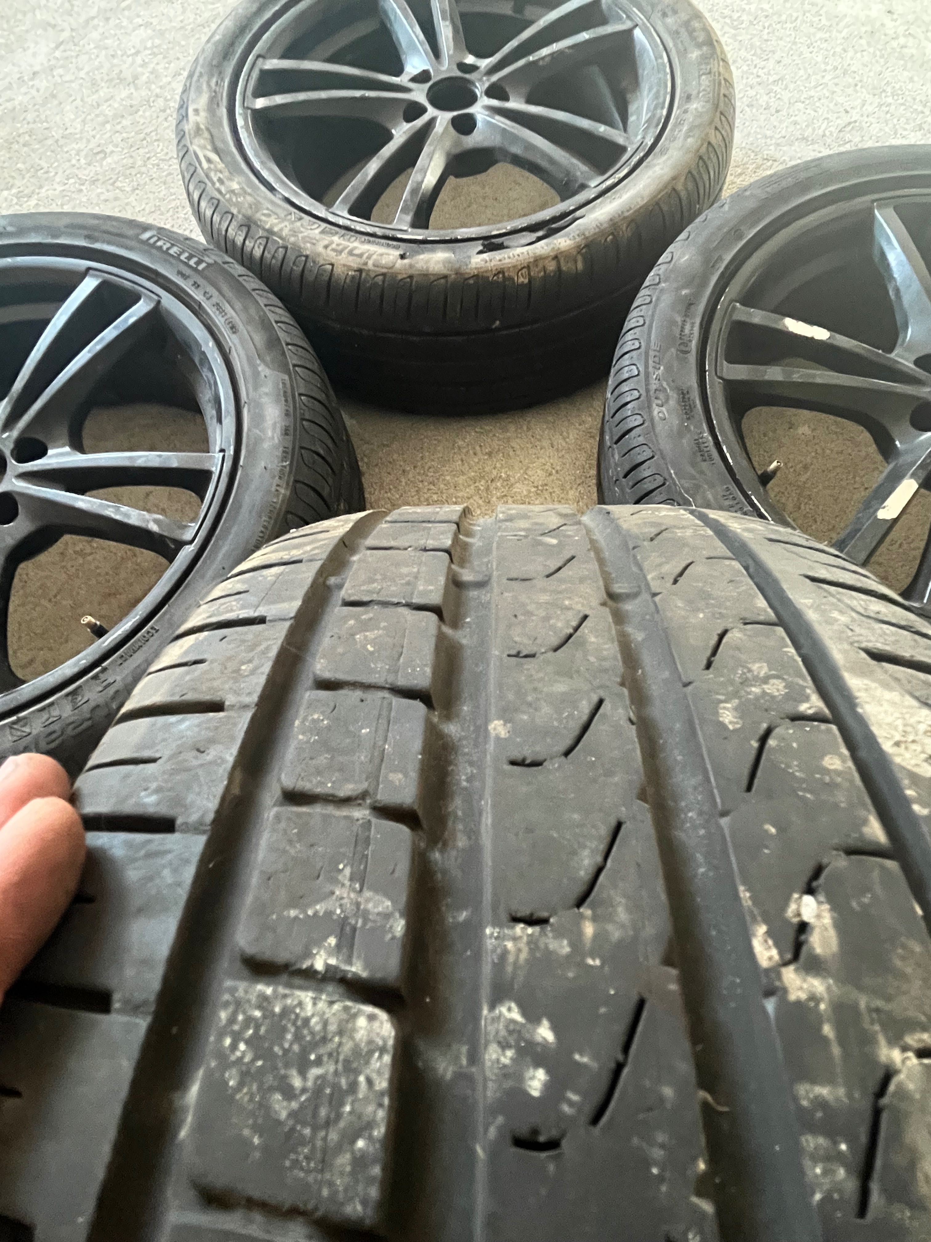 4 jantes 5x100 pirelli