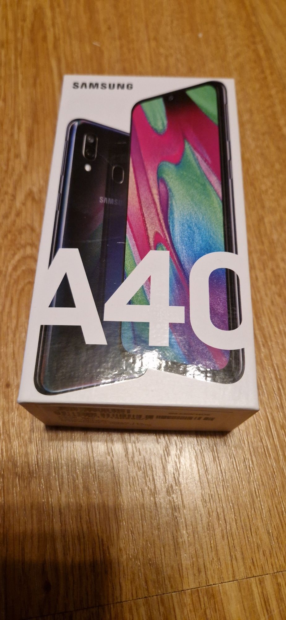 Pudełko od Samsung Galaxy A40