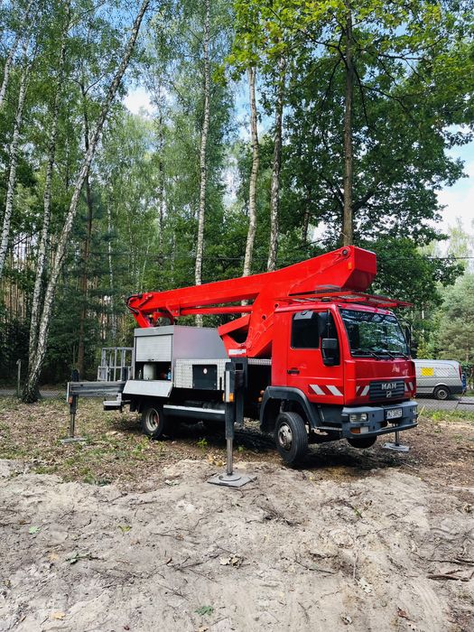 Podnosnik koszowy zwyzka  20m 22m 27m 30m 35m 45mwycinka drzew reklamy