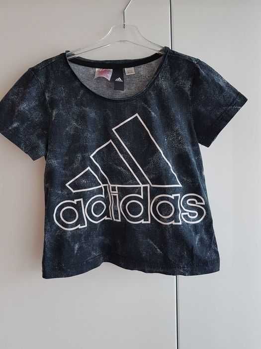 Nowość 2024:) krótka bluzeczka ombre Adidas roz XS