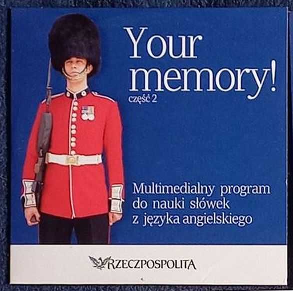 Your memory. część 2 program do nauki słówek, język angielski płyta CD