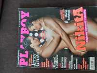 Gazeta czasopismo Playboy - widoczne na zdjęciu Nikita