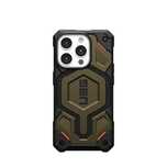 Etui Uag Monarch Pro z MagSafe do iPhone 15 Pro - zielony kevlar