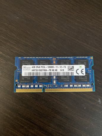 Оперативна пам’ять для ноутбука DDR3L So-dimm  SK Hynix 4Gb 1600