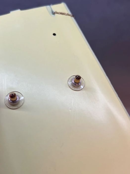 Набір Swarovski Ortyx Triangle cut, покриття рожевого золота