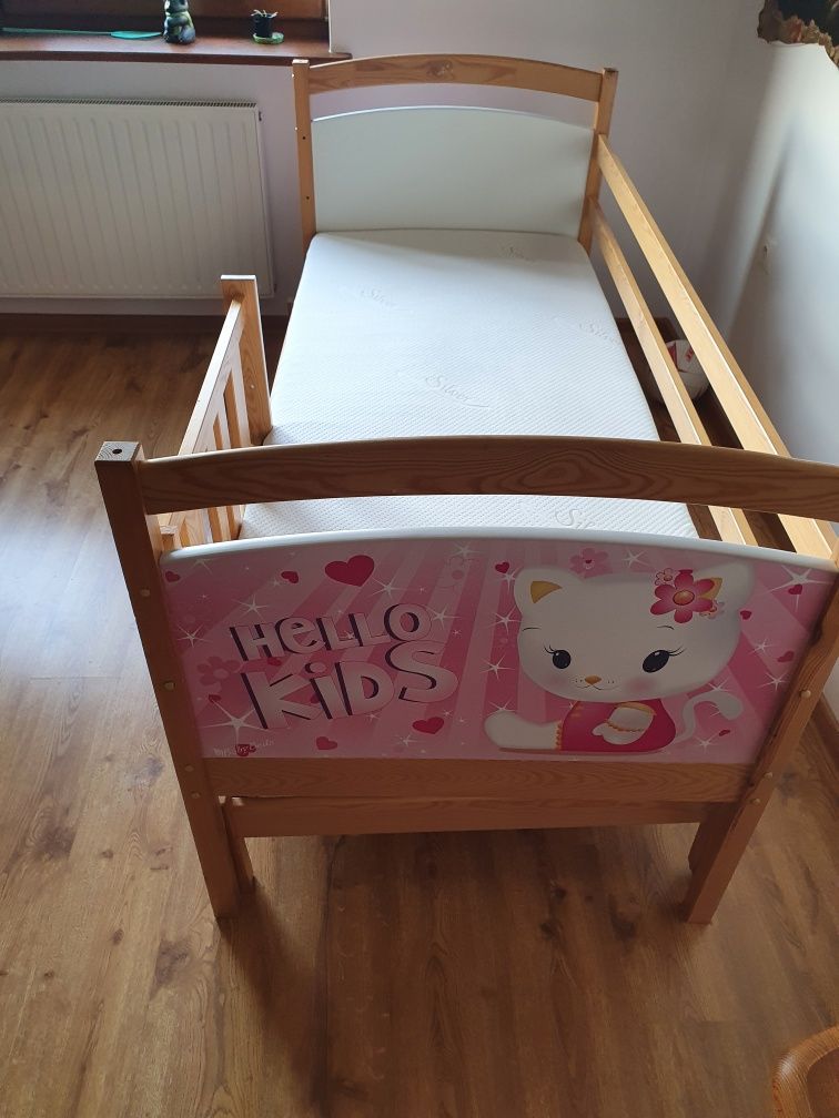 Łóżko podwójne 80x180 dla dziewczynki