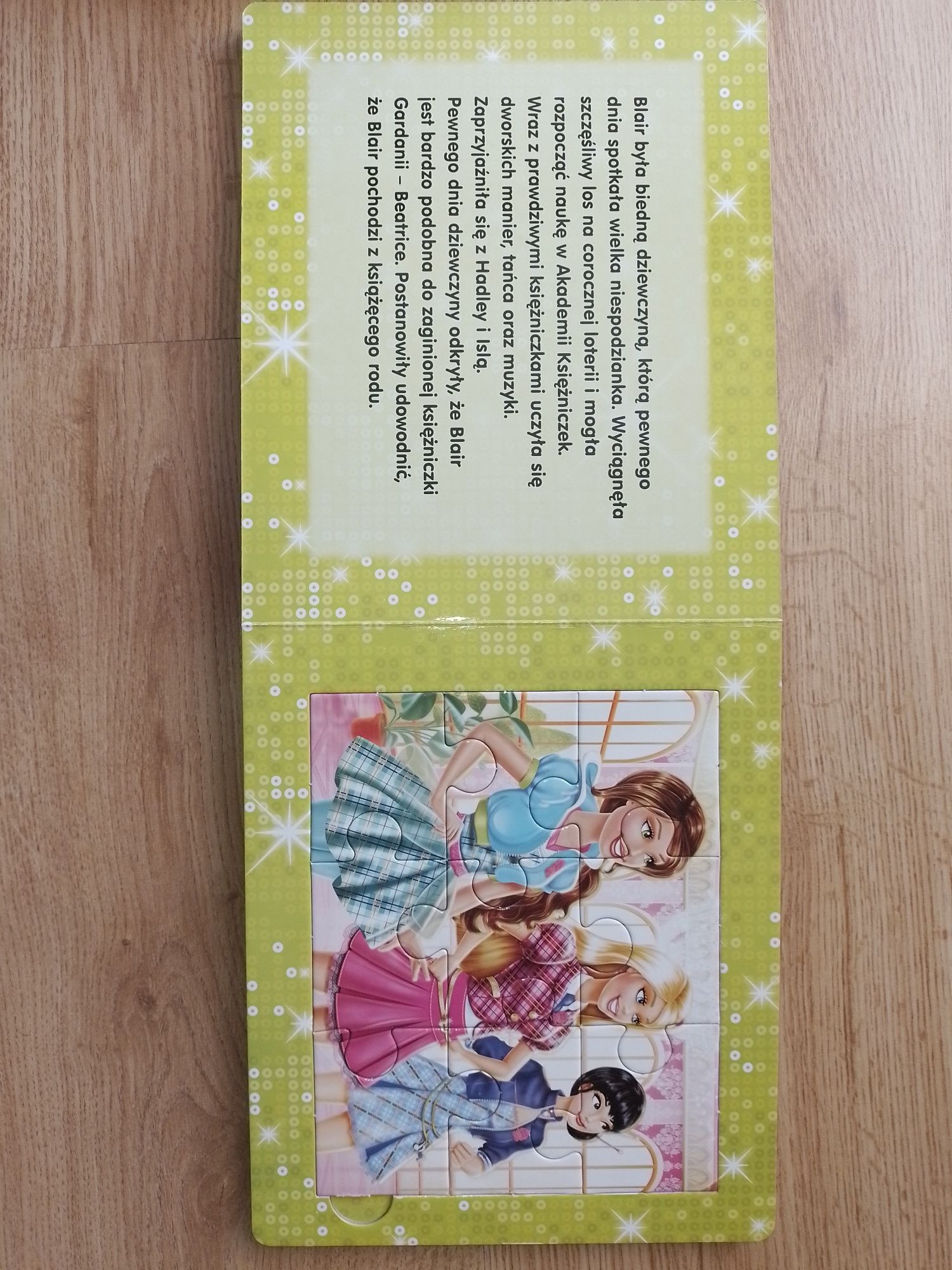 Barbie puzzlowa książka