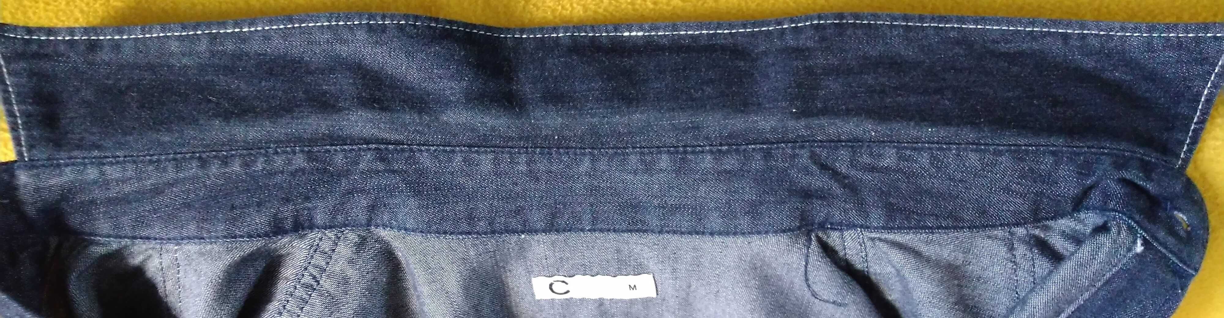 męska koszula Cubus rozm. M (102) napy, regularna, kolor jeans
