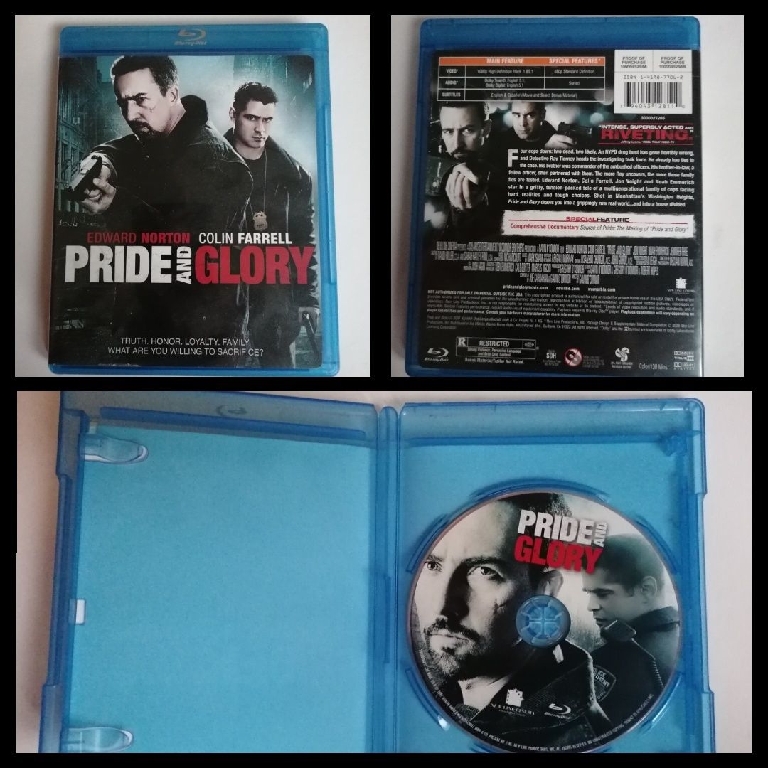 Blue-Ray, Braveheart, Pride & Glory, Estado guerra, Escritor fantasma
