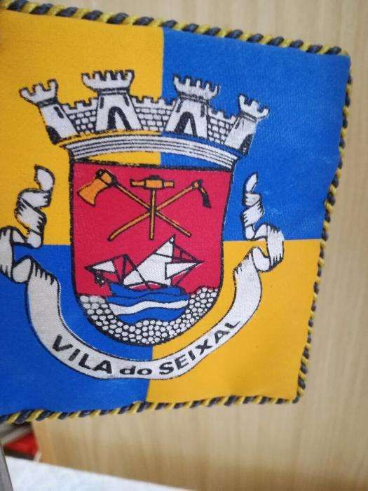 Bandeiras estandarte Seixal e Cidade da Horta