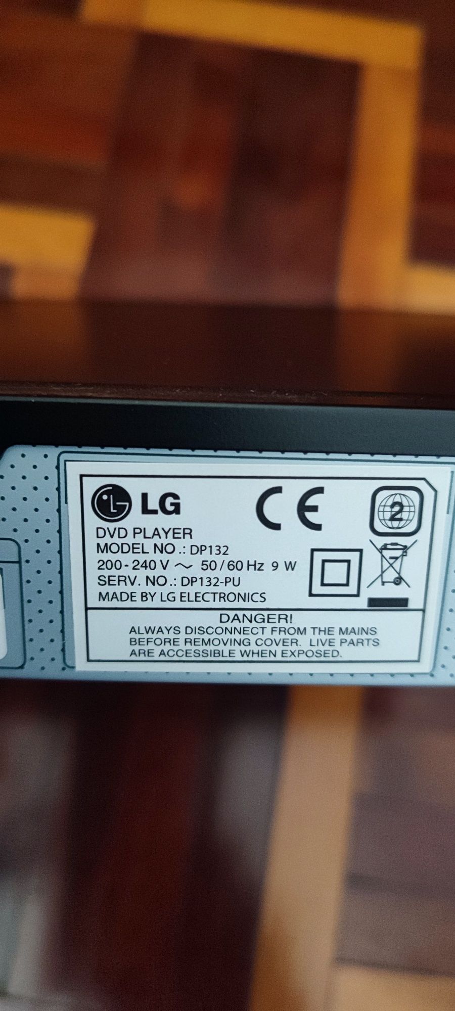 Leitor DVD LG DP132