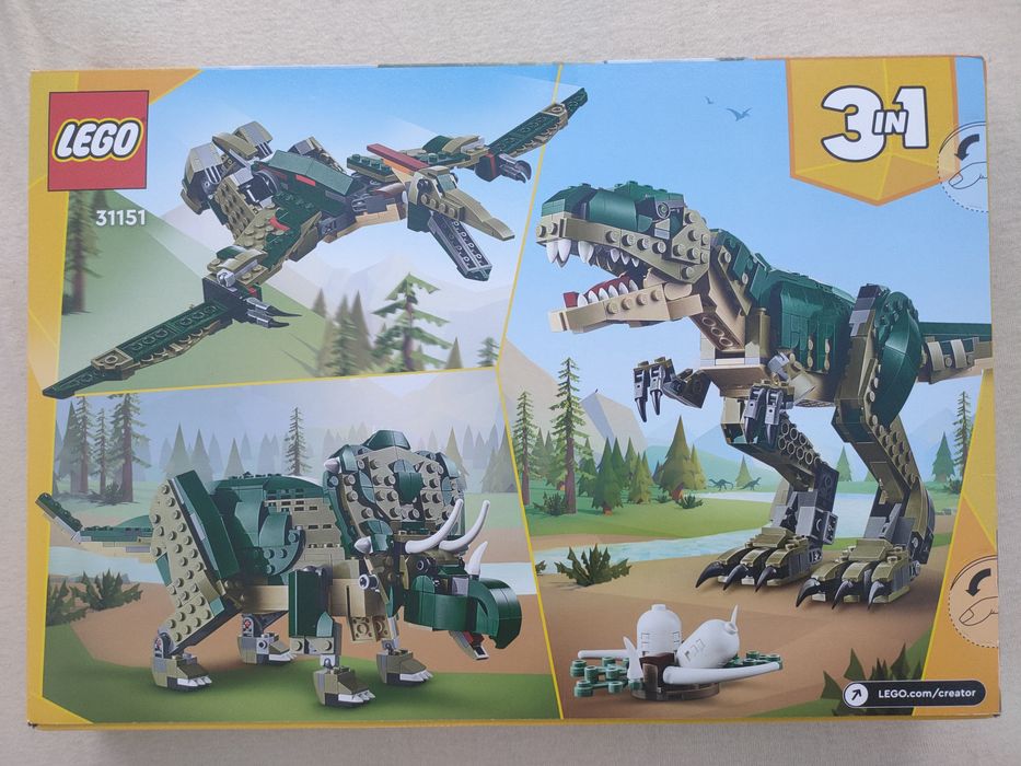 Klocki LEGO CREATOR 31151 3w1 Tyranozaur Pterodaktyl T-Rex