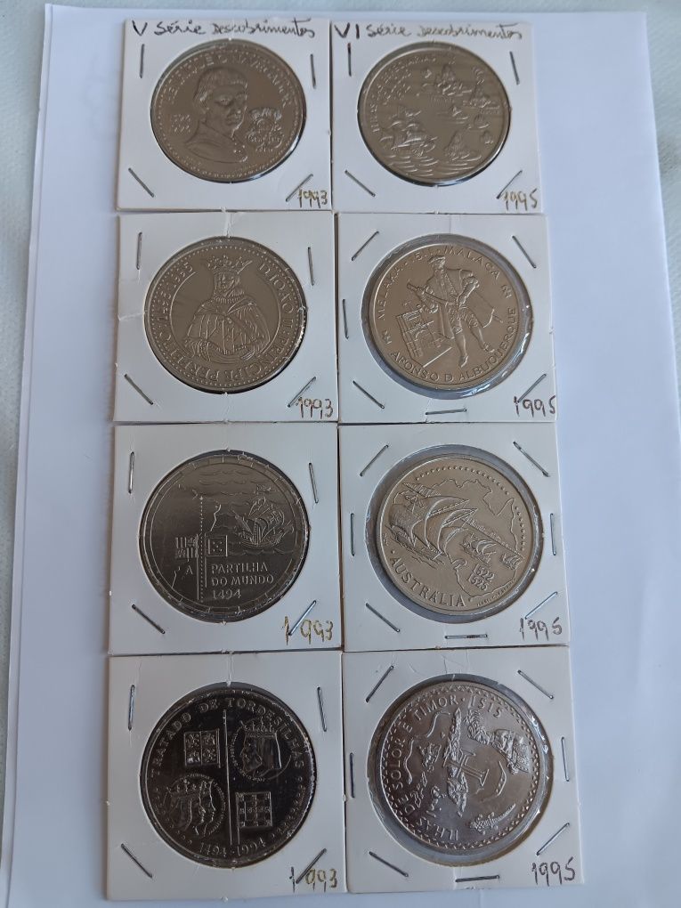 Colecção de 44 moedas completa dos Descobrimentos.