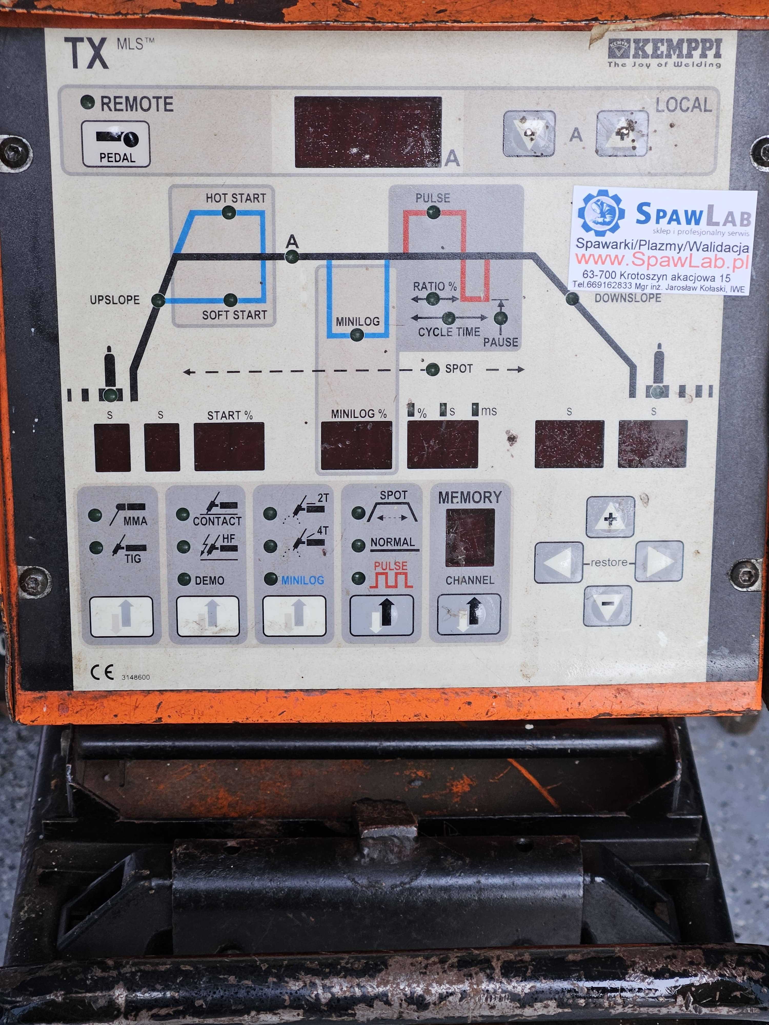 Spawarka Kemppi PRO 3000 TIG DC 300A PULS MiniLog / Mamy Dużo Spawarek