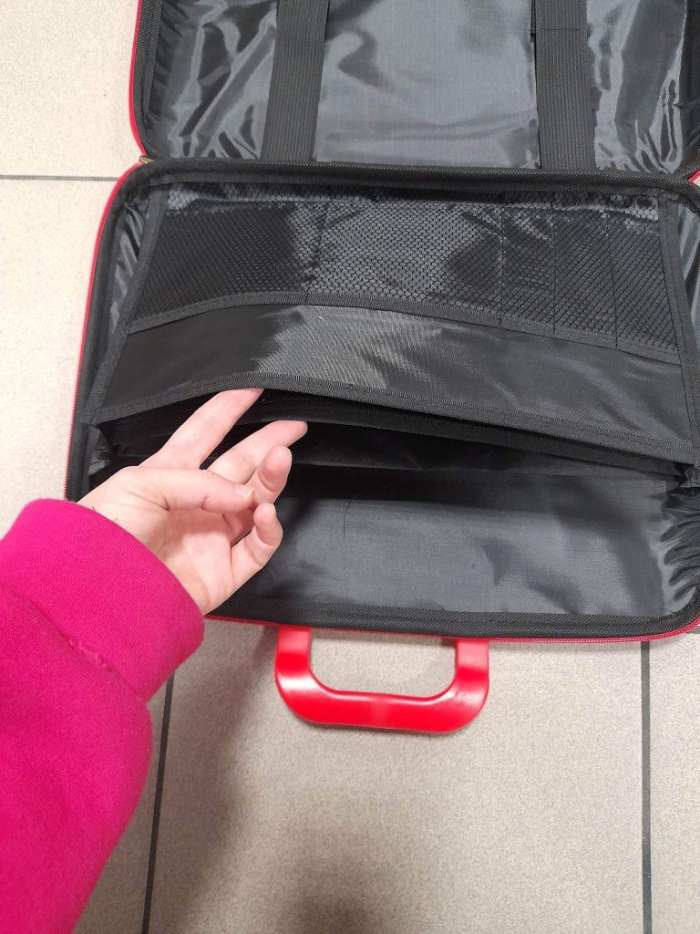 Torba na laptop 15,6 cali czerwona