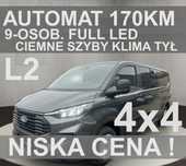 Ford Transit Custom 4x4 170KM Full Led Kamera Czujniki Napęd 4x4 ! Pakiet siedzeń 2407 zł