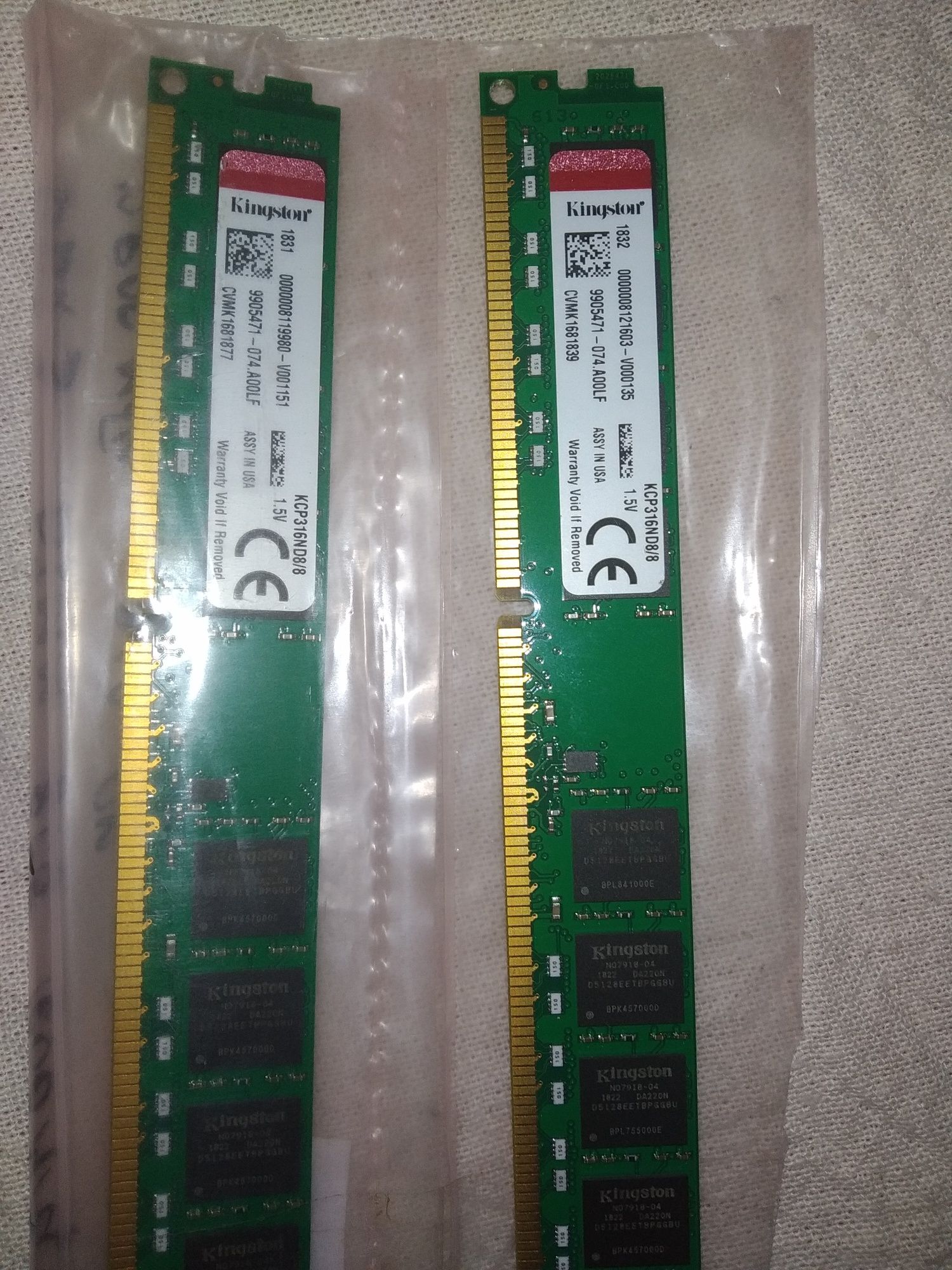 Пам'ять DDR3 8Gb 1600 Kingston
