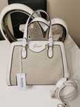 Nowa oryginalna torebka firmy Guess model Ciria Satchel ecry