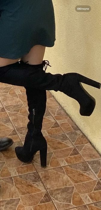 Чоботи ботфорти ботильйони 38р