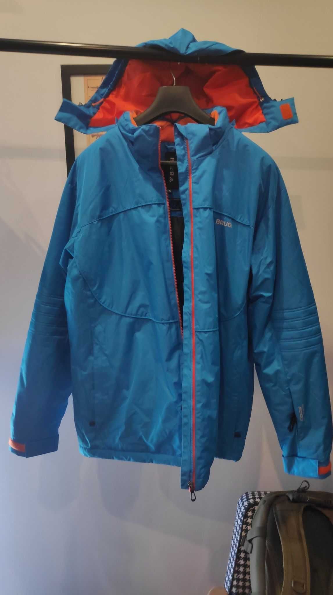 ZESTAW: Kurtka + Spodnie narciarskie/snowboard Brugi + kask Bluetribe