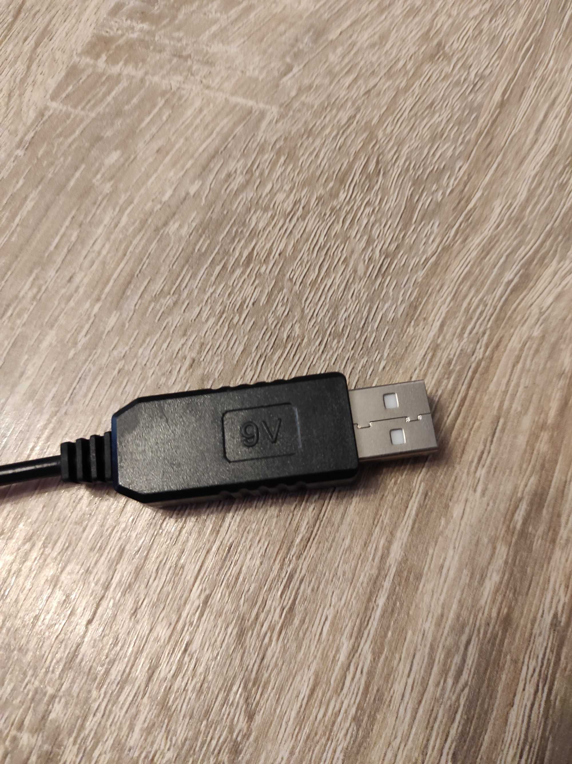 Кабель живлення для роутера USB 5V - DC 12V/9V (5,5х2,1)