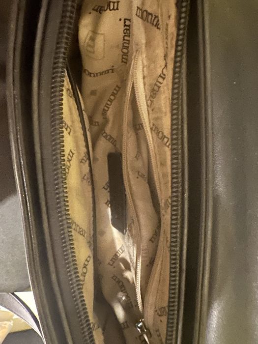 Granatowa listonoszka torebka Monnari