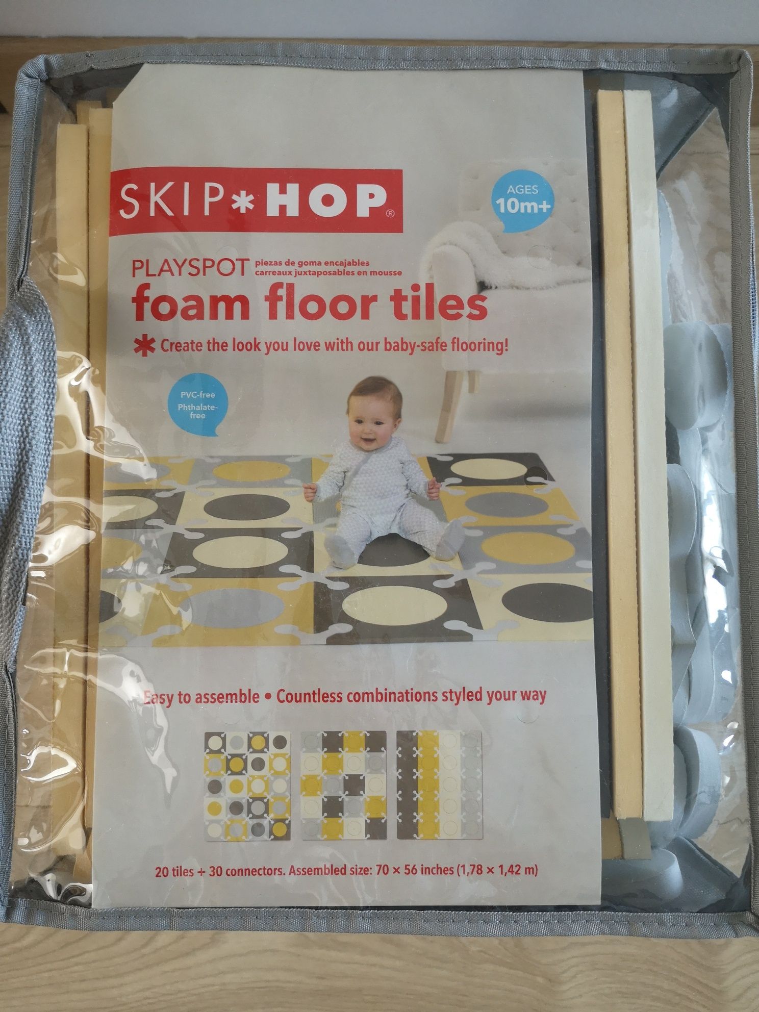 Skip Hop piankowa mata typu puzzle, puzzle na podlogę, miękka mata