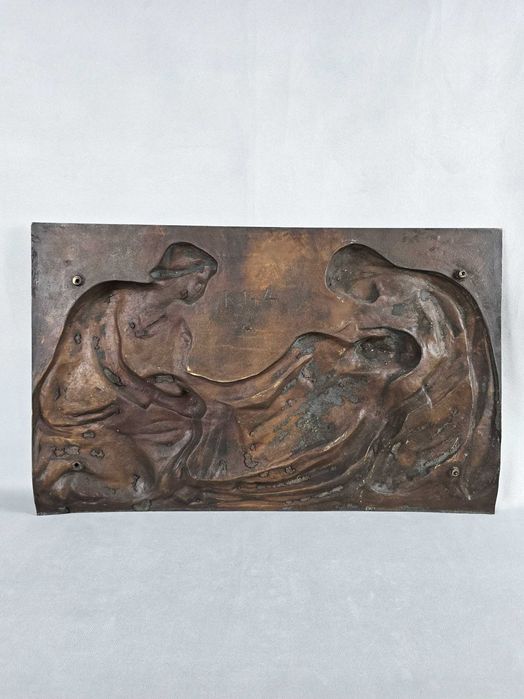 Opłakiwanie Chrystusa brąz 65 x 40 cm 8,5 kg