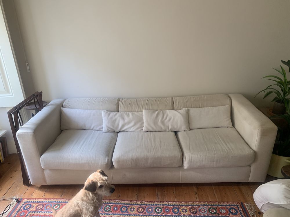 Sofa bege 2.27x0.85