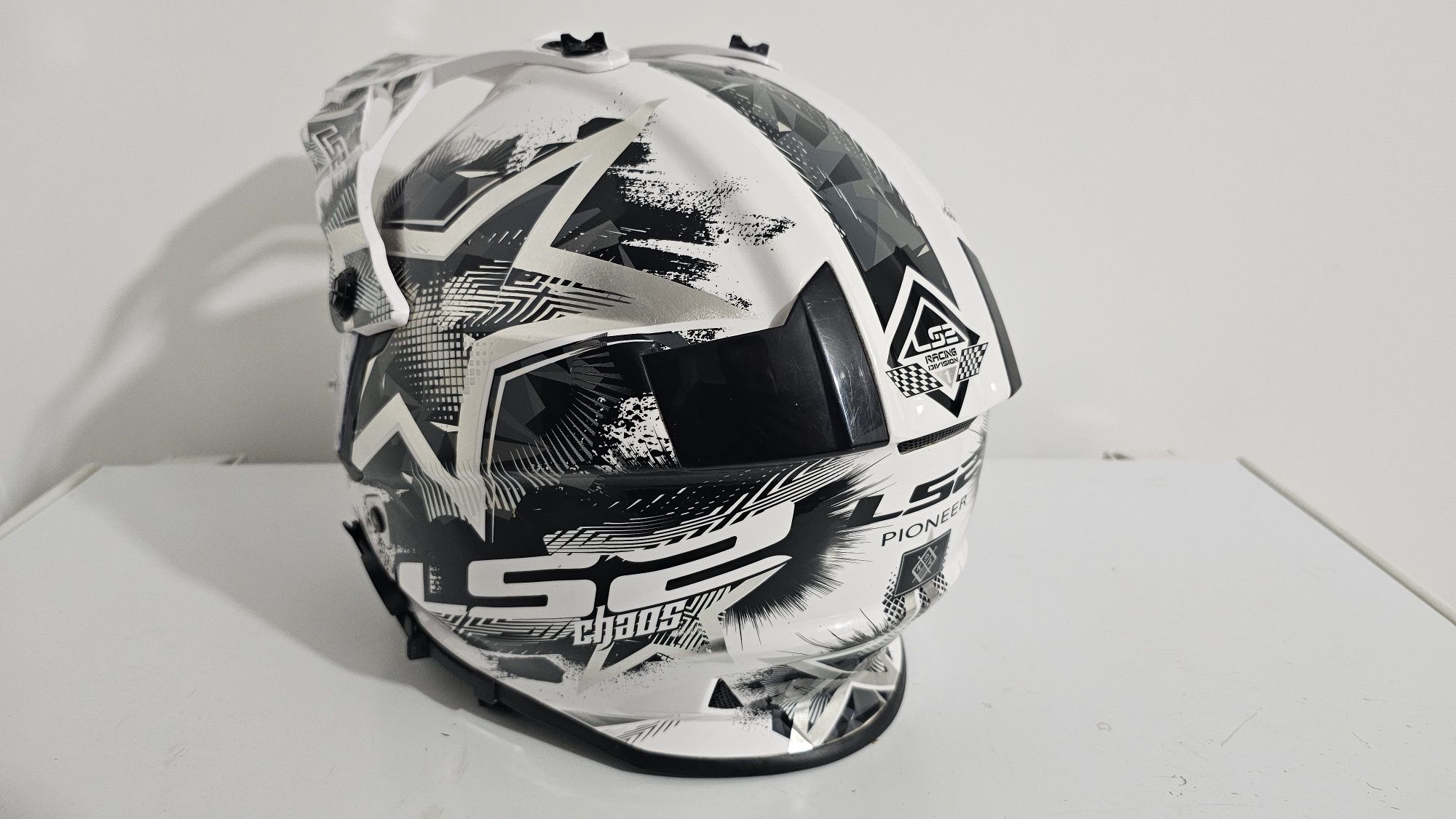Kask LS2 mx 436 rozmir L Pioneer pinlock antifog słuchawki mikrofon na