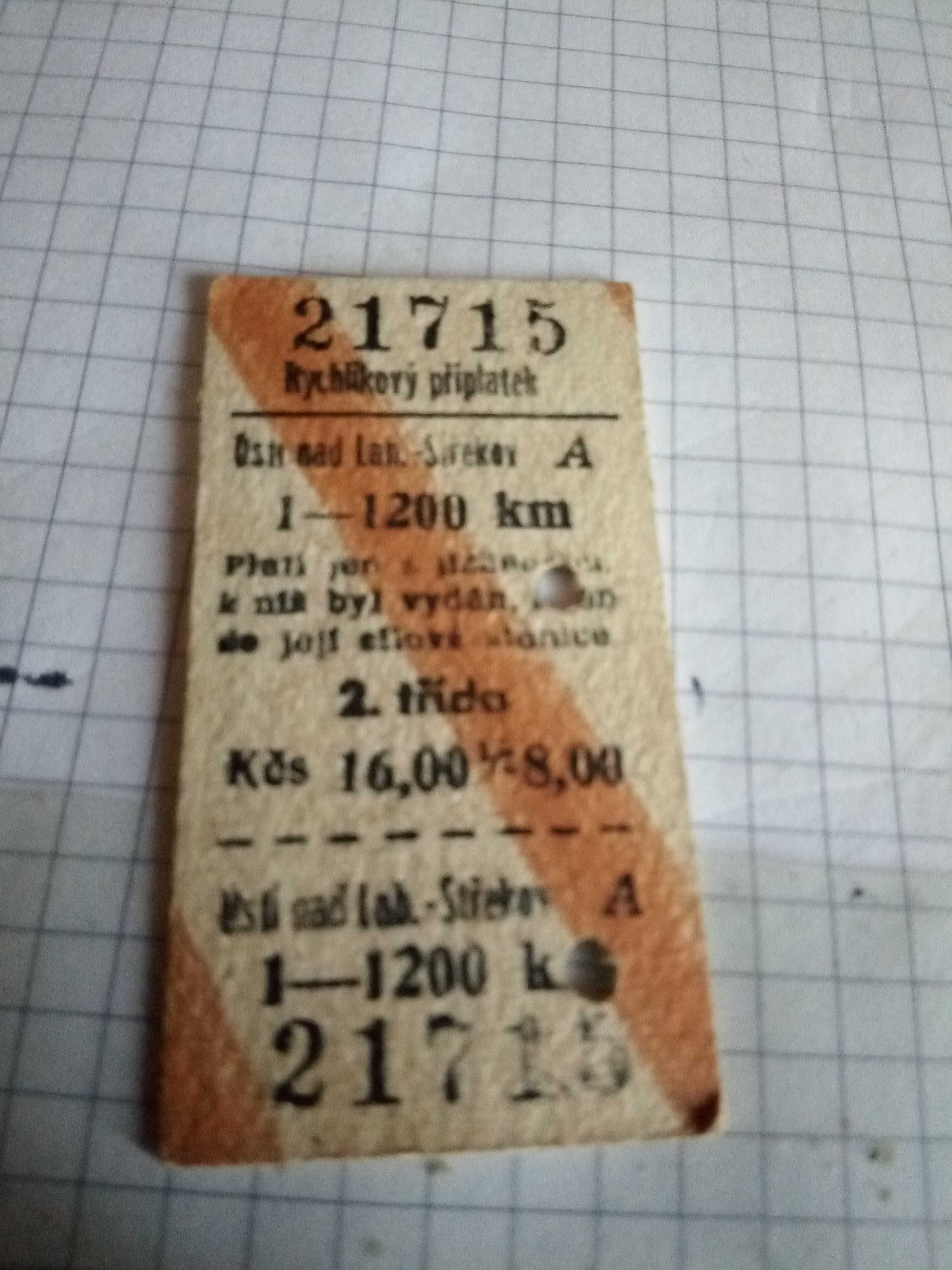 Bilety z komunikacji z PRL-u