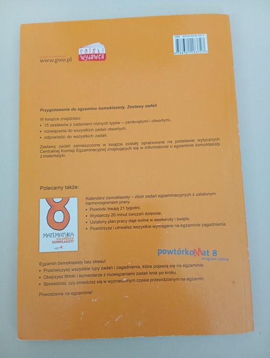 Matematyka zestaw zadań przygotowanie do egzaminu ósmoklasisty