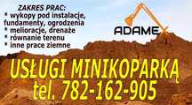 Usługi, pracę, roboty ziemne minikoparką. Filipów i okolice.