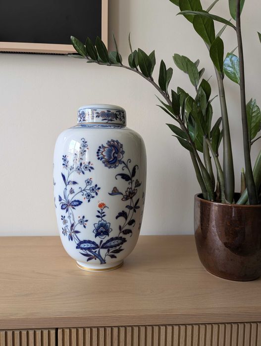 Pote em Porcelana Vista Alegre | Pintado à Mão | 36 cm