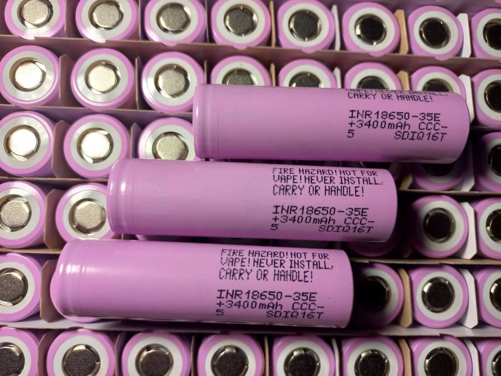 INR 18650 Samsung 35E 3400mah 2025 год самсунг 35е новые аккумулятор