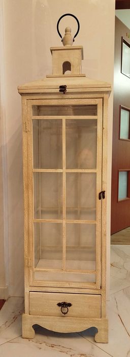 Latarnia dekoracyjna drewniana 130 cm