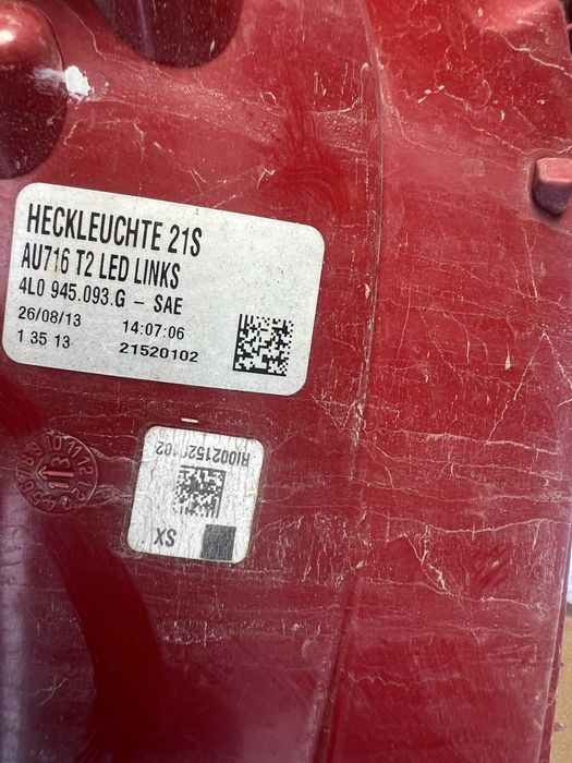 Ліхтар, фара, стоп  ЛІВИЙ Audi Q7 4L (10-15р) Led оптика АМЕРИКА