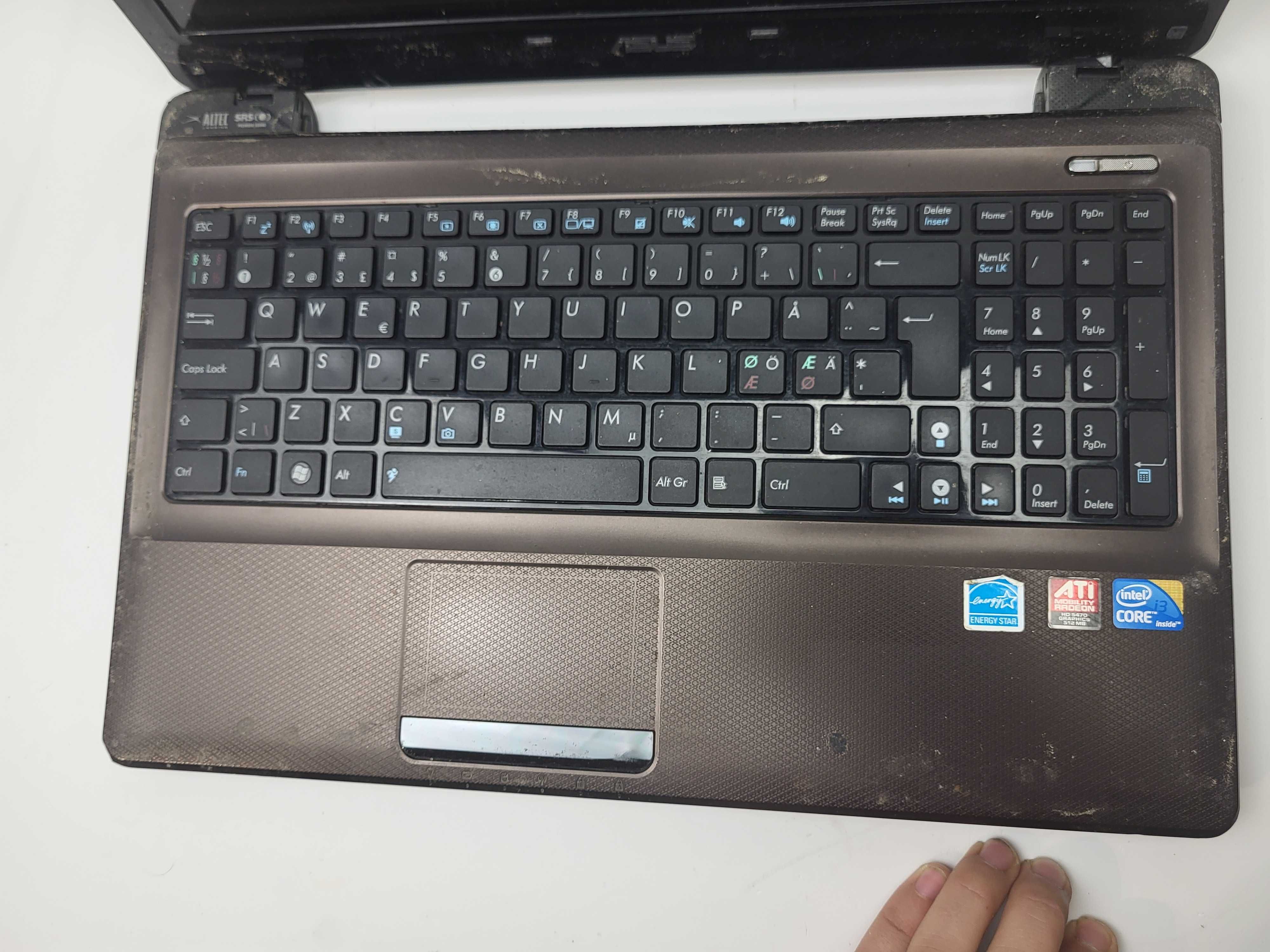 Laptop Asus X52j nietestowany