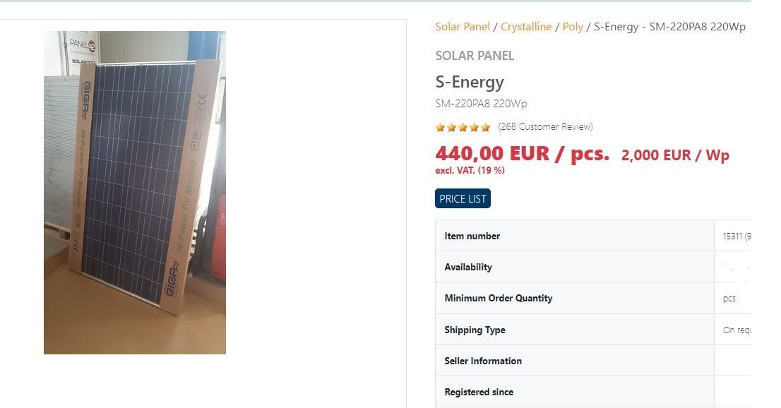 Painéis Solares de 220W – Preço imbativel, varios modelos
