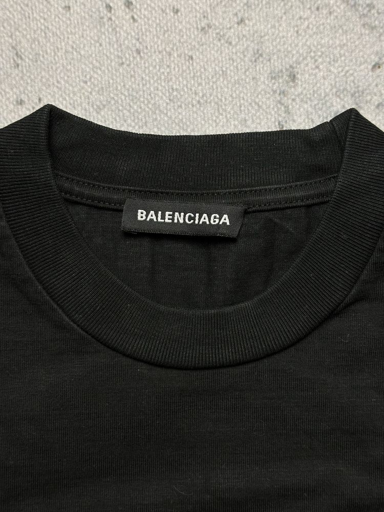 Koszulka Balenciaga T-Shirt Paris 40 Rue De Sevres Logo