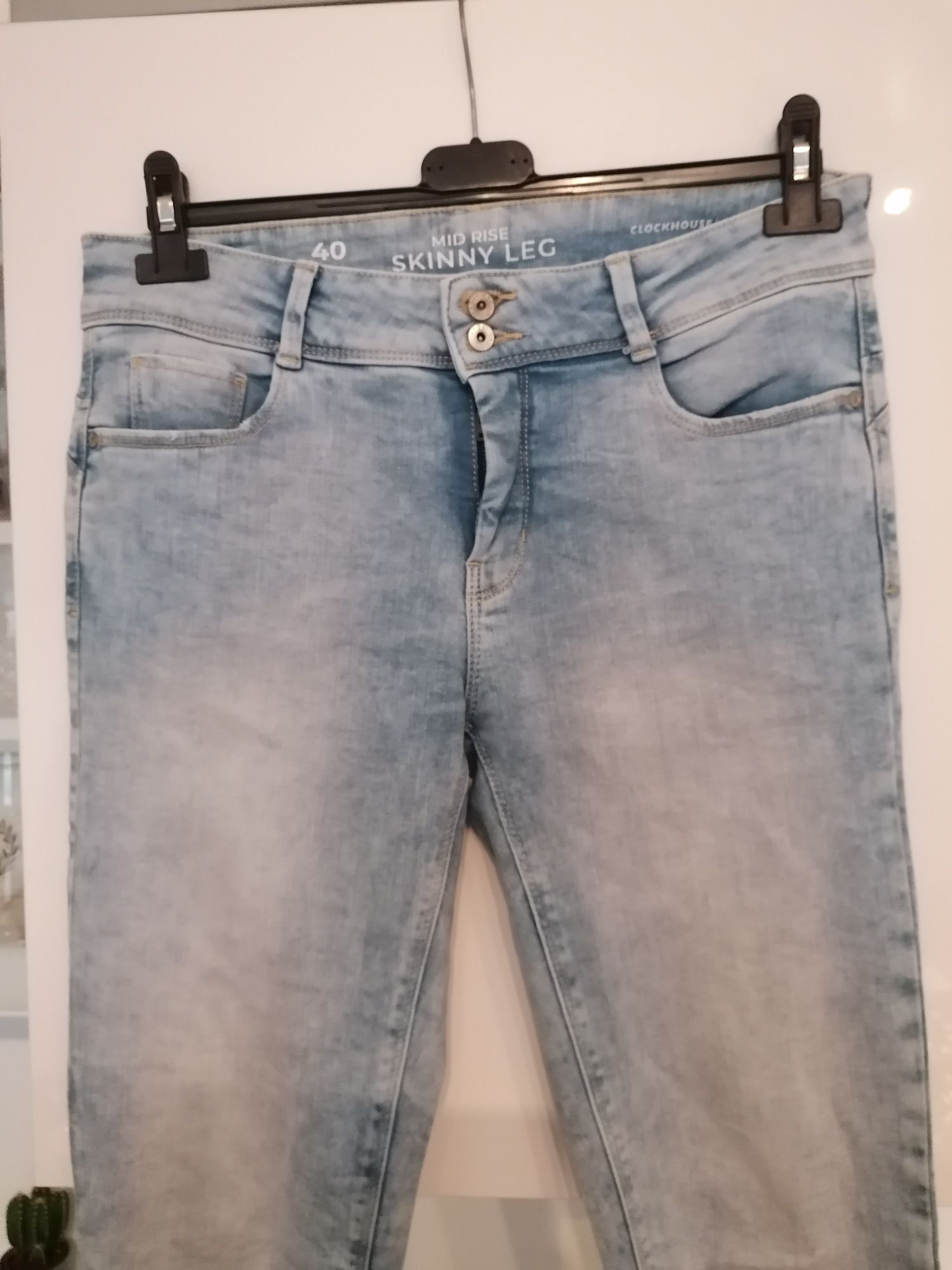 Calças de ganga elásticas skinny leg - C&A tamanho 40