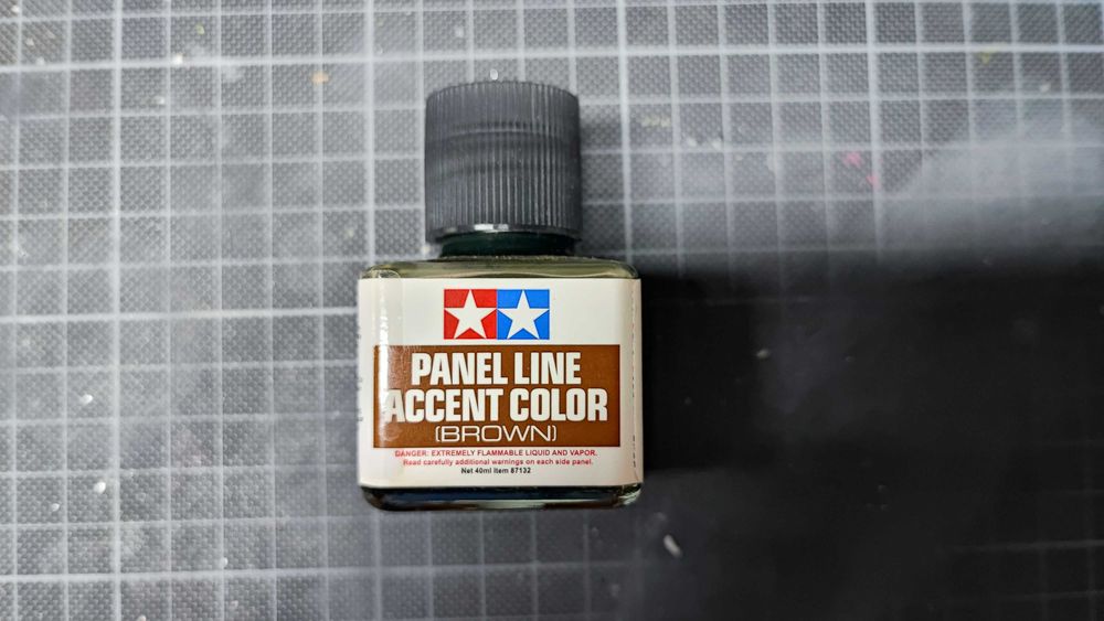 Tamiya Panel Line Accent Color Castanho Brown NOVO