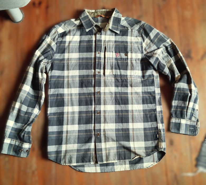 Fjallraven koszula w kratę, bawełna, rozm.M