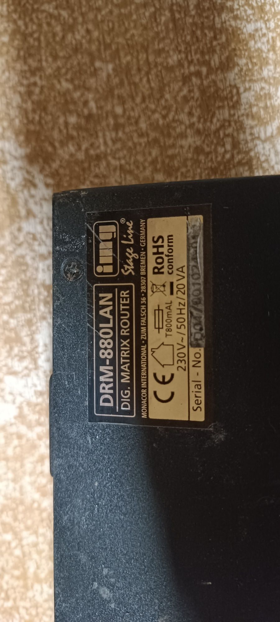 Procesor,matryca cyfrowa DRM-880LAN. Faktura