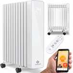 Grzejnik Olejowy Smart Wifi Kesser 2500W Wyświetlacz Pilot Kółka
