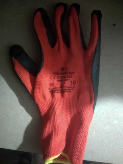 rękawiczki rękawice robocze rozmiar 10 czerwone kpl. 50szt