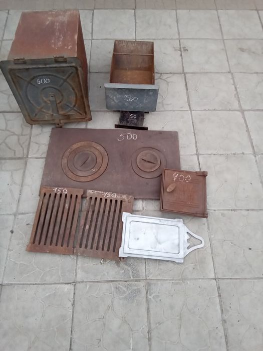 Духовка, колосники, заслонка, сажотруска